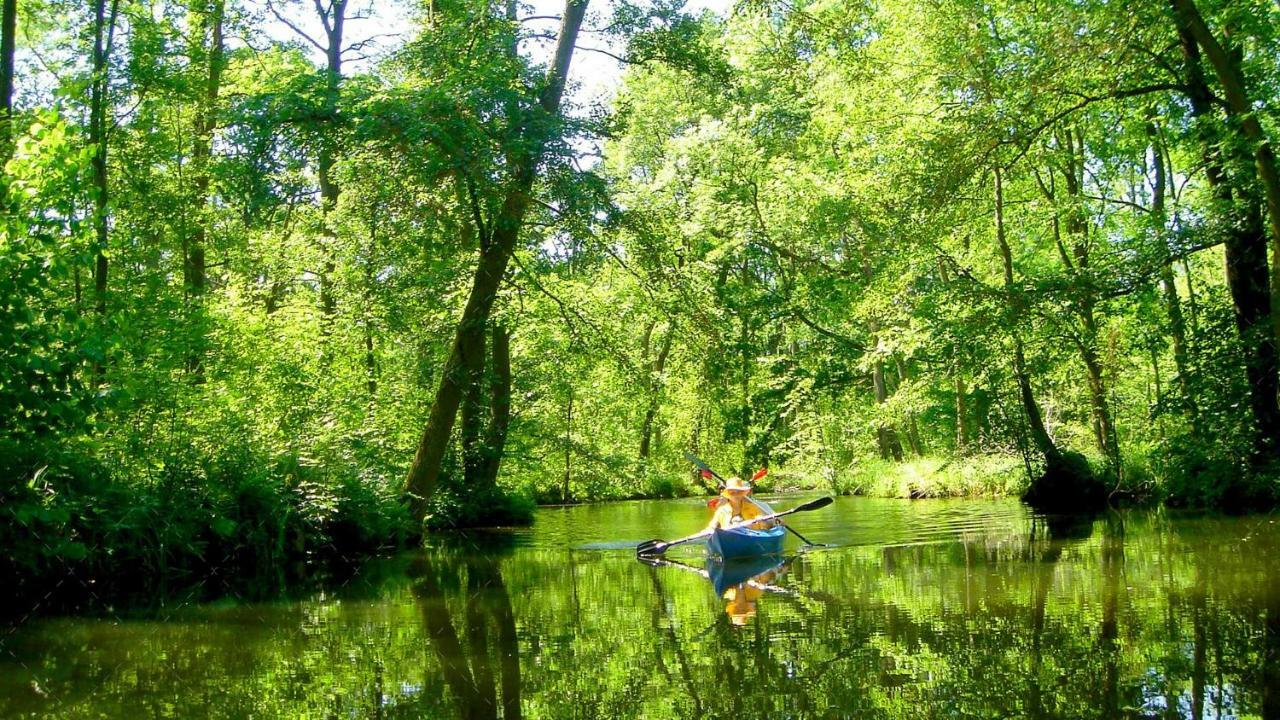 Janischs Fewo Im Spreewald, Terrasse, Grosser Garten Und Blick Inklusive Unterspreewald Exteriér fotografie