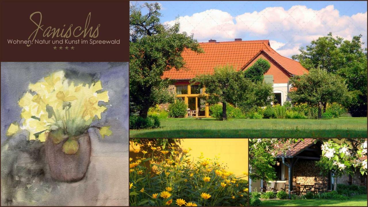 Janischs Fewo Im Spreewald, Terrasse, Grosser Garten Und Blick Inklusive Unterspreewald Exteriér fotografie